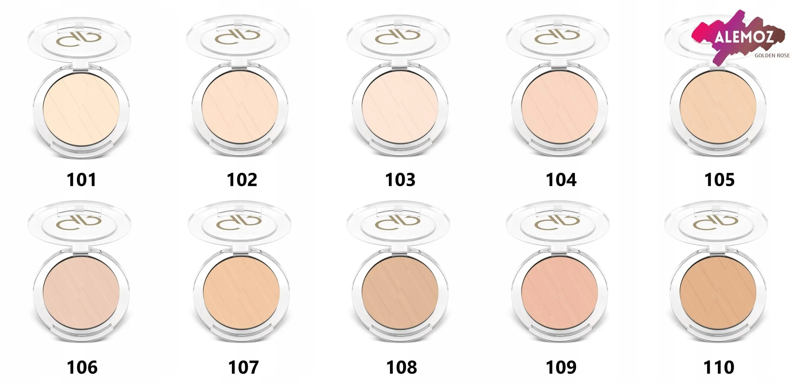 بعد از استفاده خرید پنکک فشرده گلدن رز اصل + بهترین قیمت (پودر فشرده)